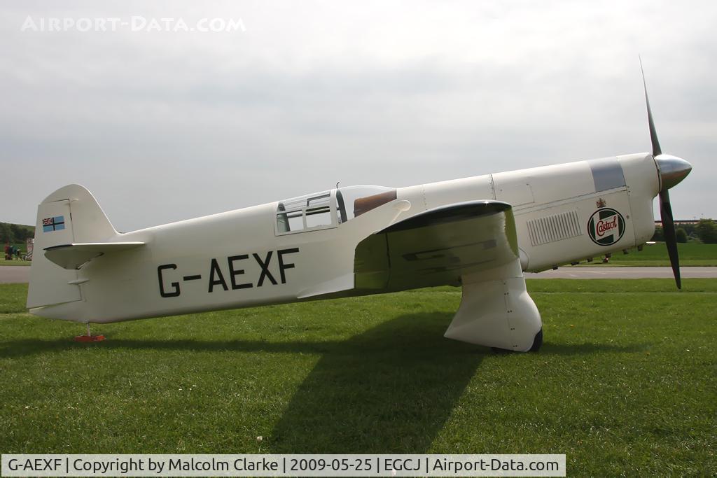 G-AEXF, 1936 Percival E-2H Mew Gull C/N E22, Percival P-6 Mew Gull at Sherburn-in-Elmet Airfield, UK in 2009.