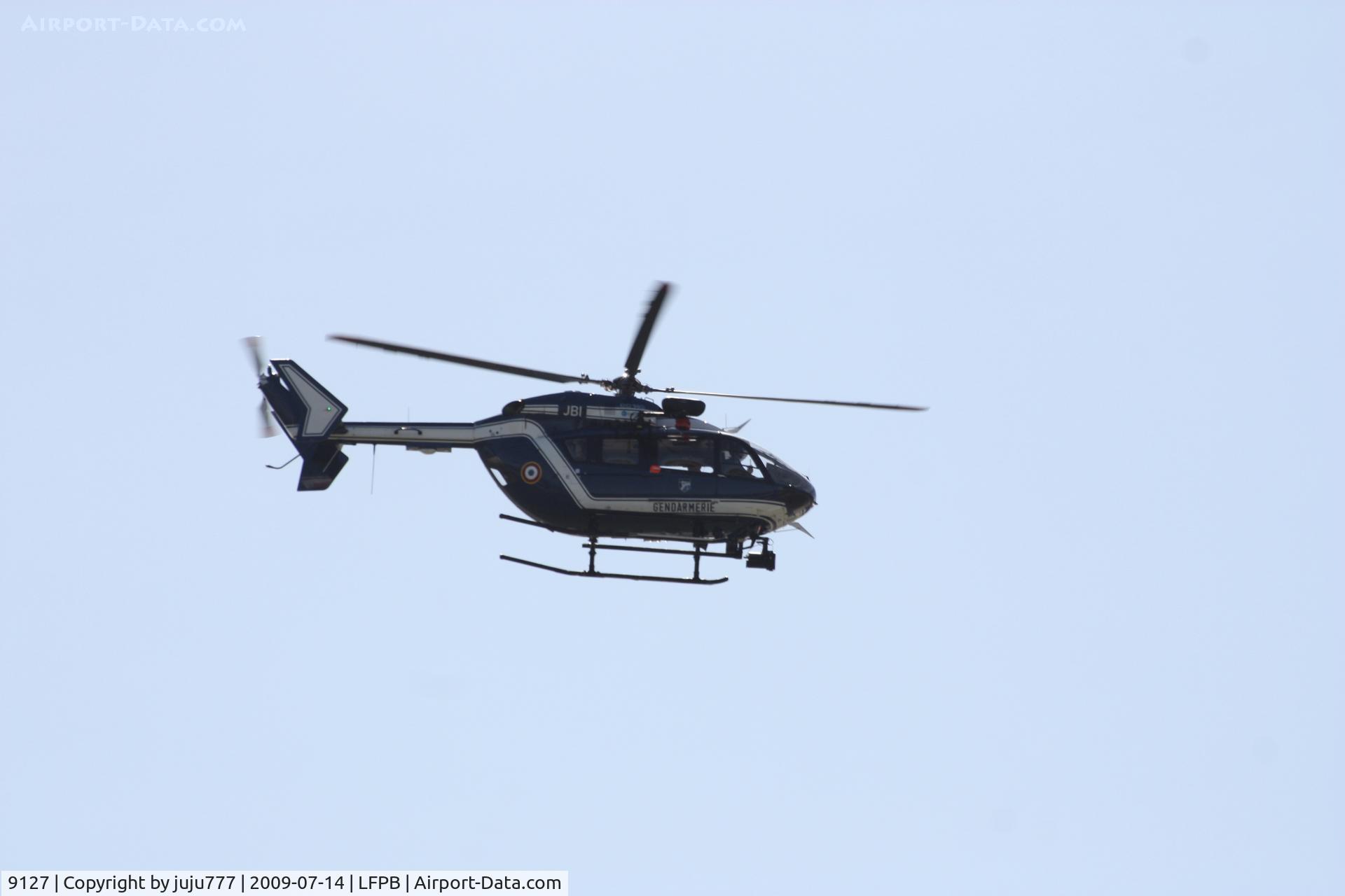 9127, 2008 Eurocopter-Kawasaki EC-145 (BK-117C-2) C/N 9127, on display for 14 juillet