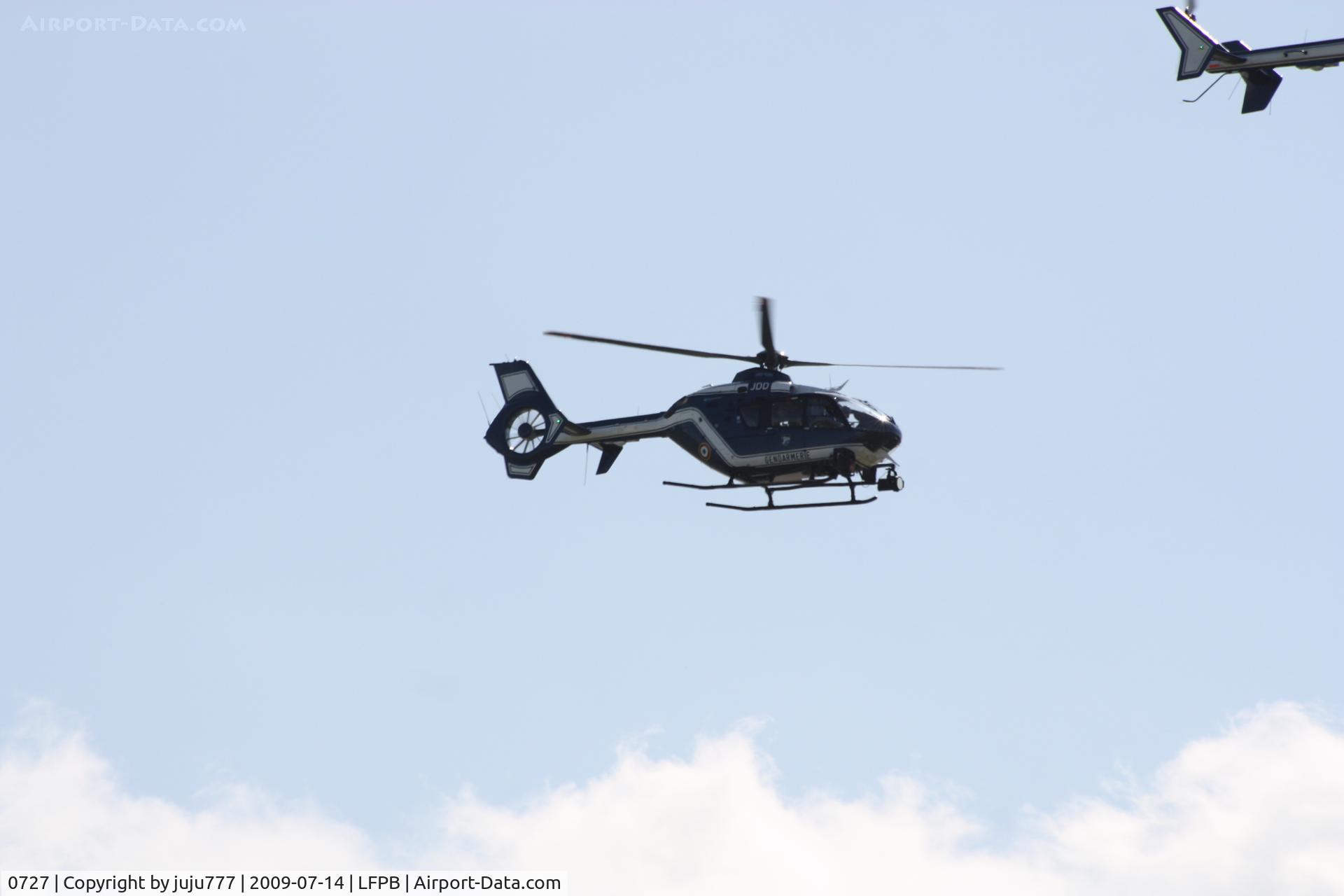 0727, 2009 Eurocopter EC-135T-2 C/N 0727, on display for 14 juillet