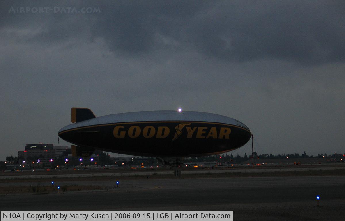 N10A, 1979 Goodyear GZ-20A C/N 4117, Pre-dawn at Long Beach