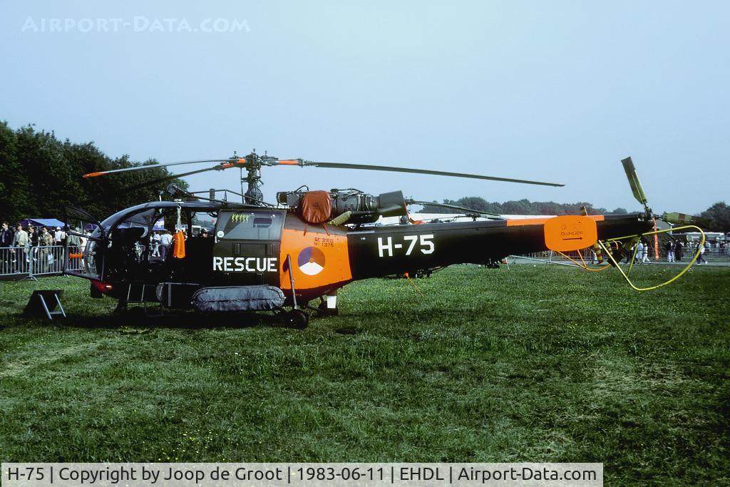 H-75, Sud SE-3160 Alouette III C/N 1375, static of the annual KLu Open house
