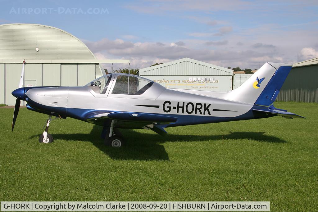 G-HORK, 2007 Alpi Aviation Pioneer 300 Hawk C/N PFA 330A-14741, Alpi Aviation Pioneer 300 Hawk at Fishburn Airfield, UK in 2008.