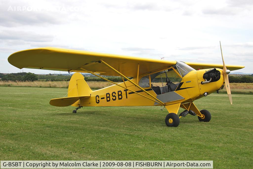 G-BSBT, 1946 Piper J3C-65 Cub Cub C/N 17712, Piper J-3C-65 Cub at Fishburn Airfield, UK in 2009