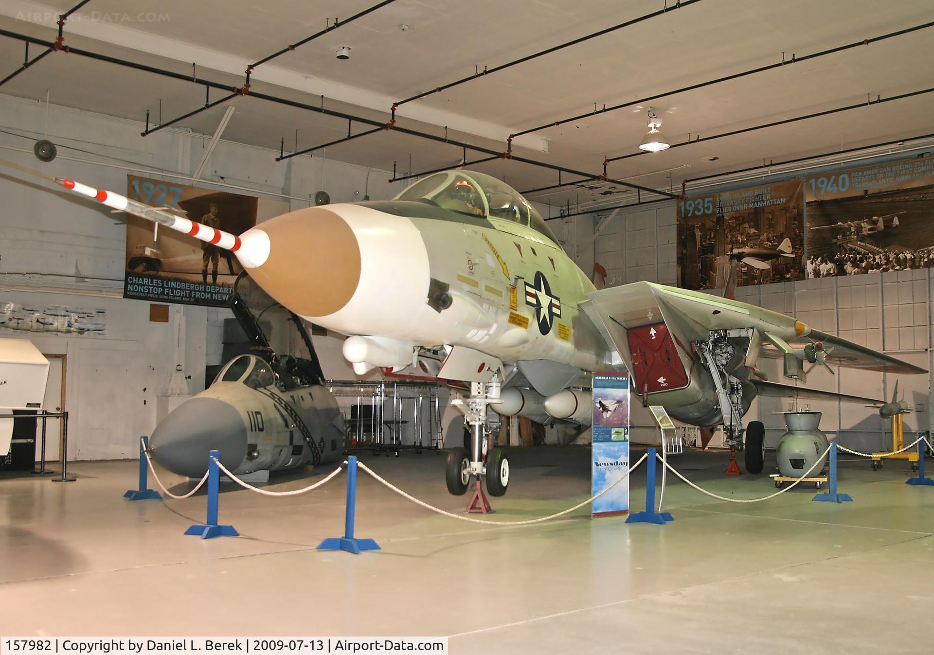 157982, 1972 Grumman YF-14A Tomcat C/N 3, On loan from the National Museum of Naval Aviation, this Tomcat is on loan to the Cradle of Aviation Museum.
