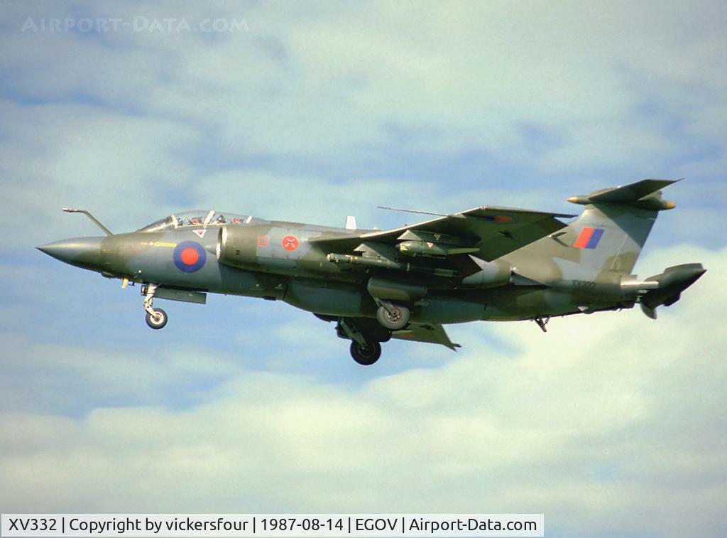 XV332, 1967 Hawker Siddeley Buccaneer S.2B C/N B3-10-66, Royal Air Force. Operated by 237 OCU.
