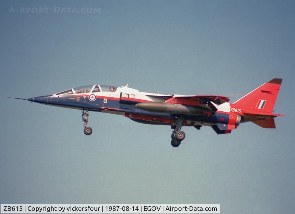 ZB615, 1982 Sepecat Jaguar T.2A C/N B38, Empire Test Pilots School