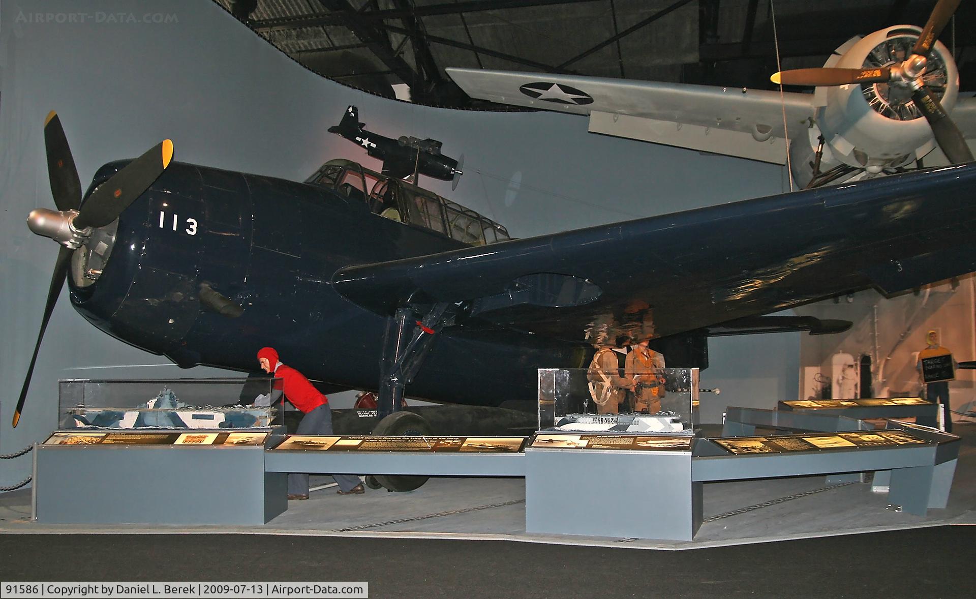 91586, 1957 Grumman TBM-3E Avenger C/N 4491, This Avenger now resides at the Cradle of Aviation Museum.