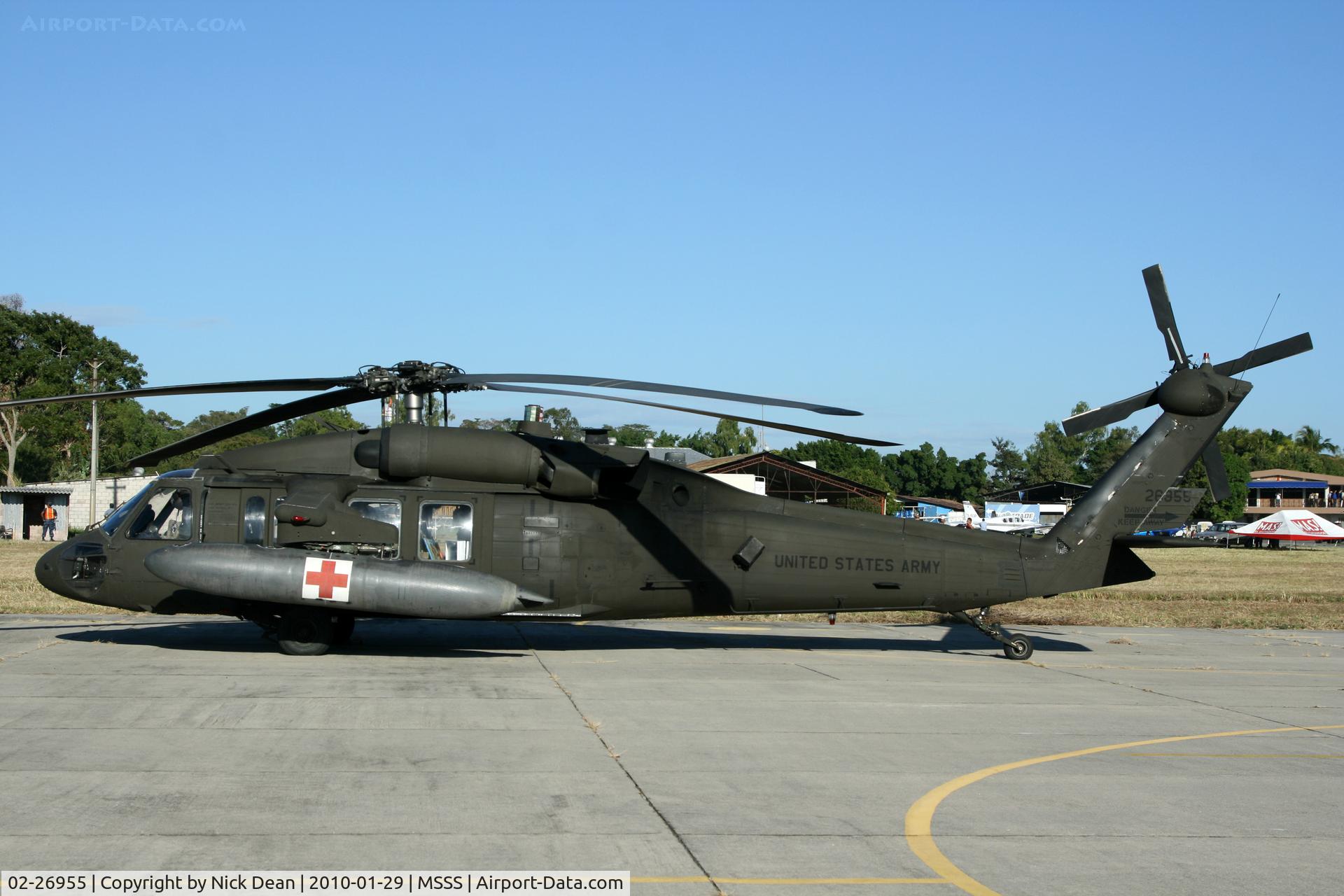 02-26955, 2002 Sikorsky UH-60L Black Hawk C/N Not found 02-26955, MSSS Based Honduras