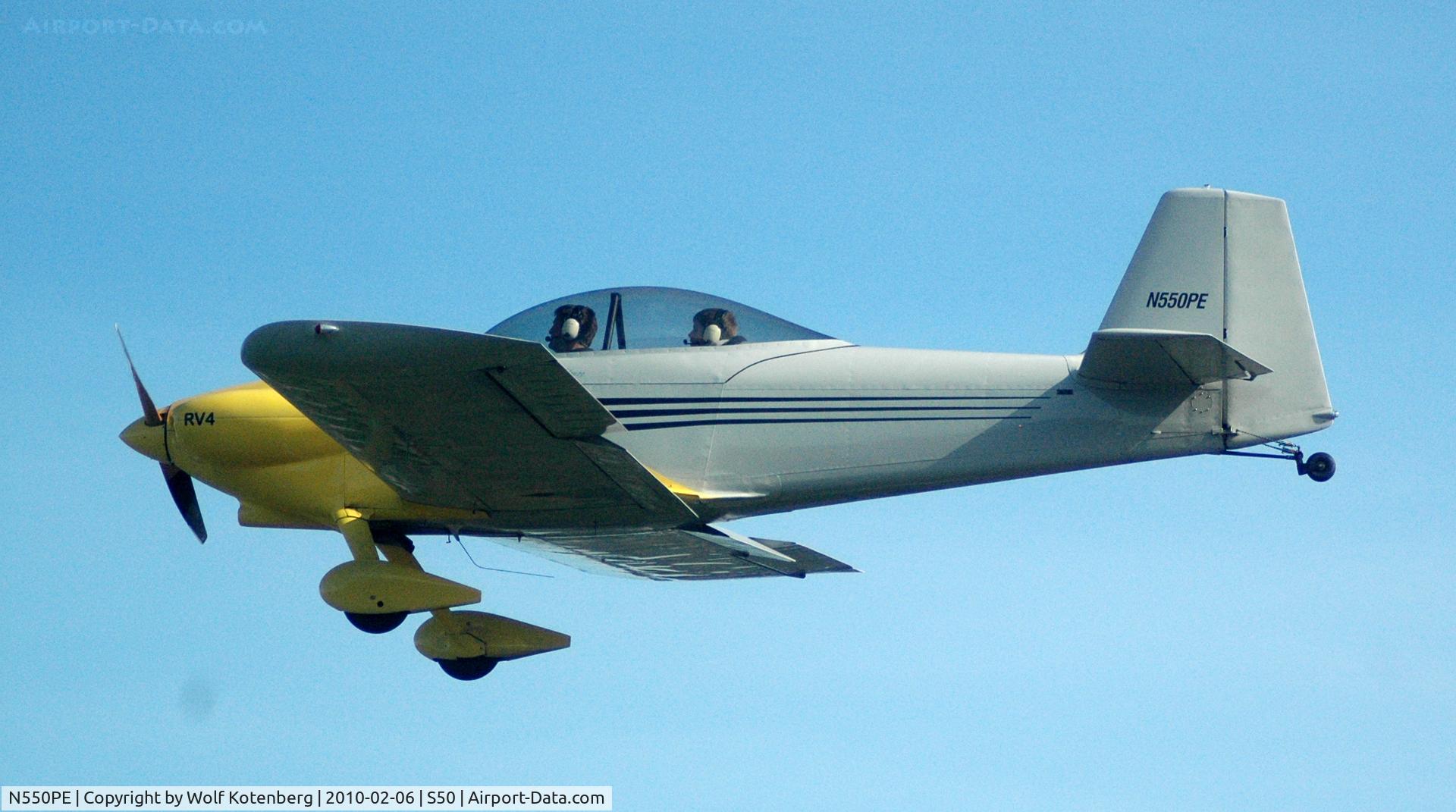 N550PE, Vans RV-4 C/N 550, on final, ,engine sounded rough
