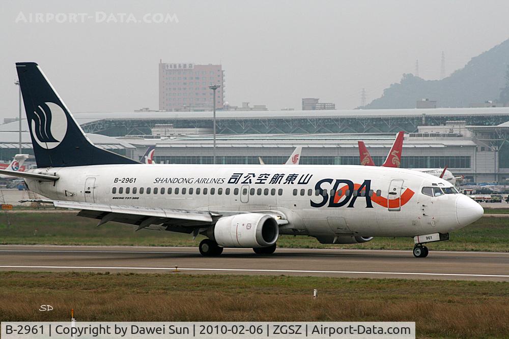 B-2961, 1996 Boeing 737-35N C/N 28156, Shandong Air