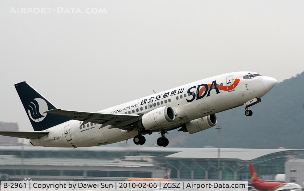 B-2961, 1996 Boeing 737-35N C/N 28156, Shandong Air