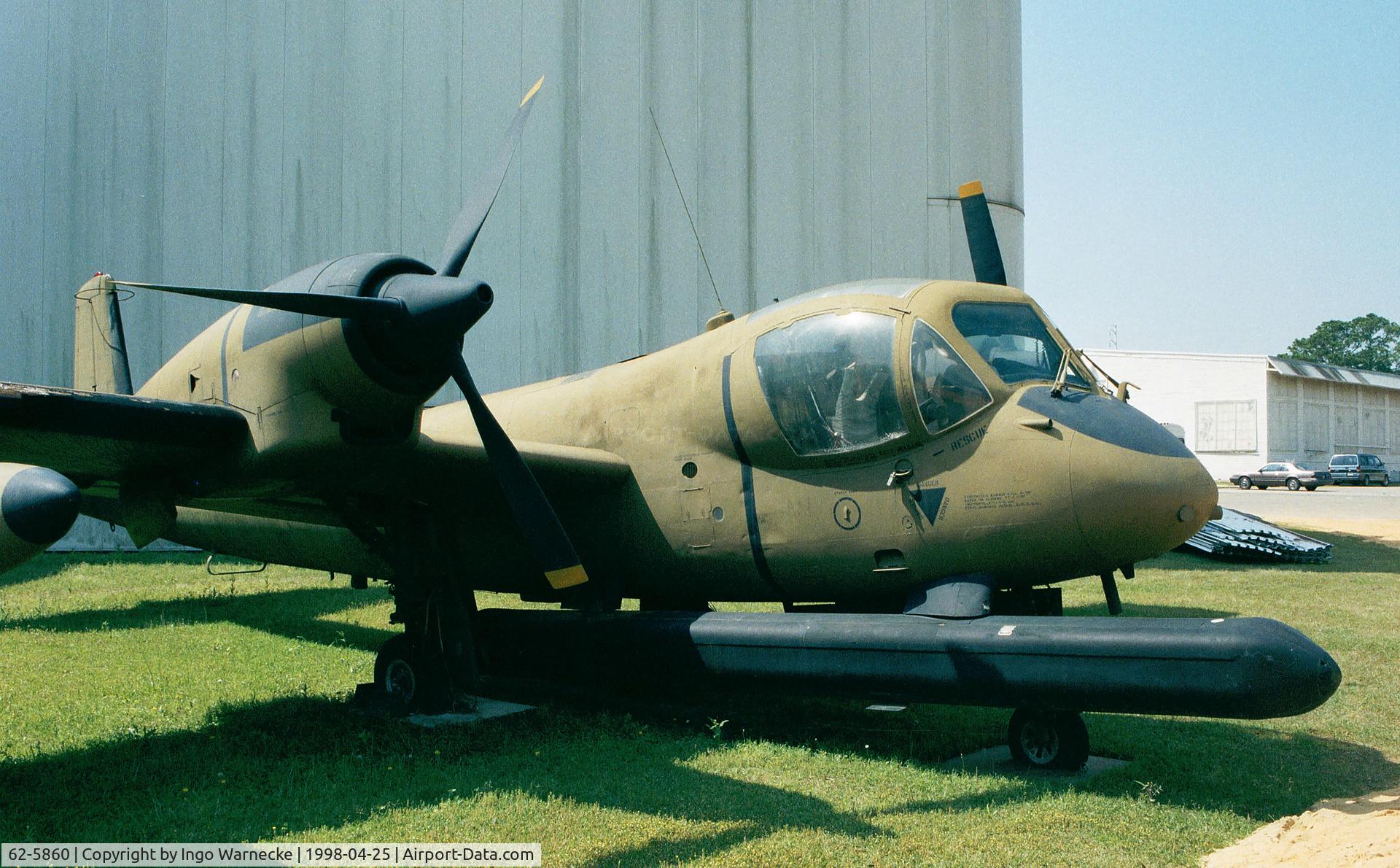 62-5860, 1962 Grumman OV-1B Mohawk C/N 19B, Grumman OV-1B Mohawk of the US Army Aviation at the Army Aviation Museum, Ft Rucker AL