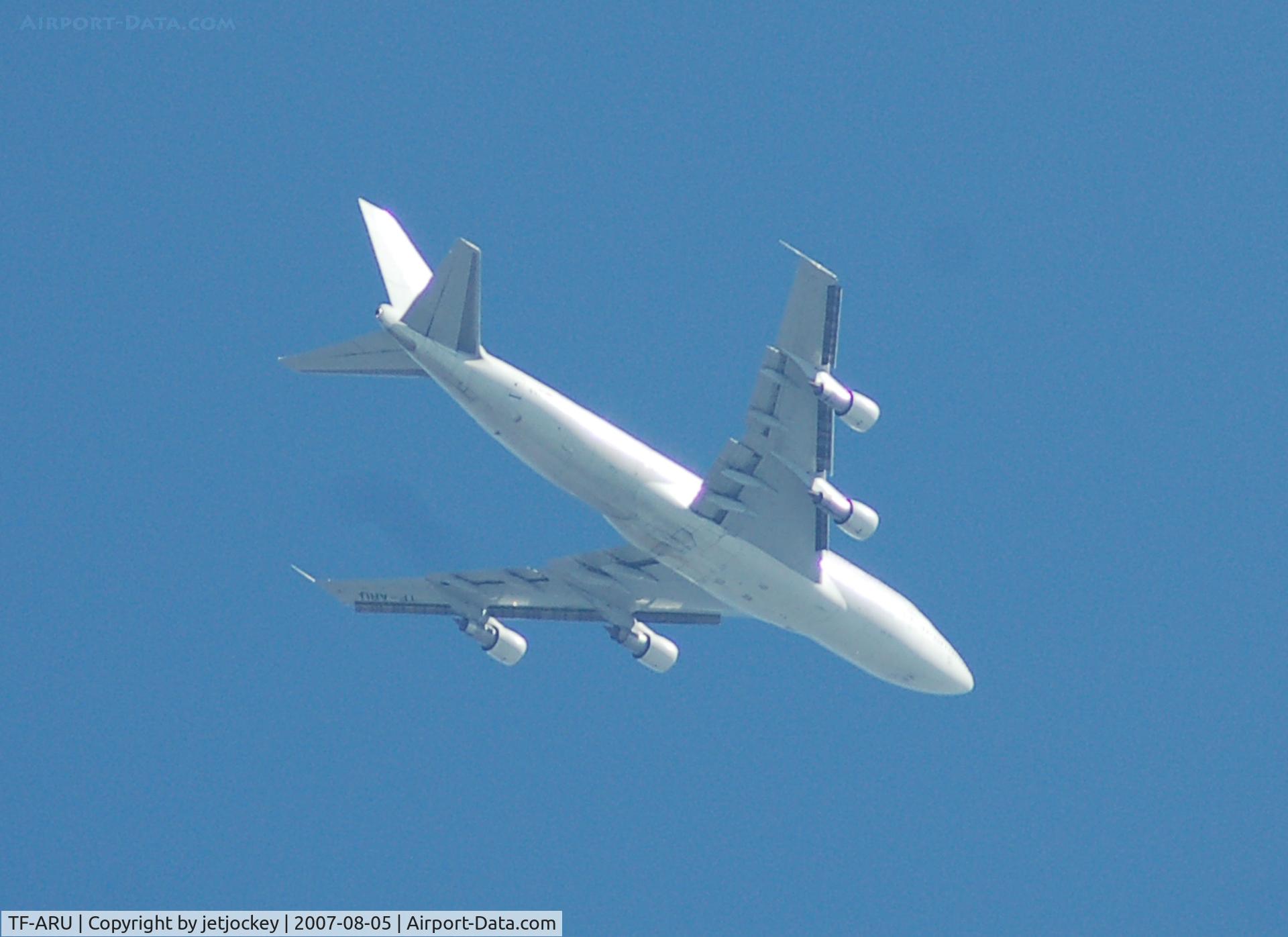 TF-ARU, 1983 Boeing 747-344 C/N 22970, 747 inbound to Manchester