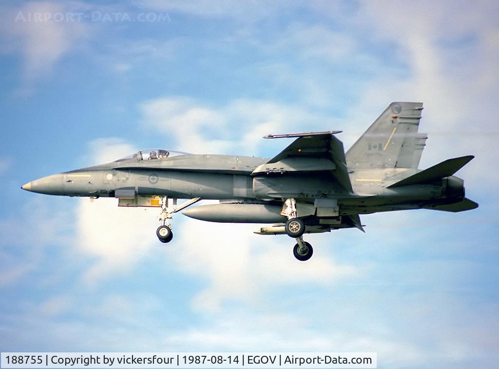 188755, McDonnell Douglas CF-188A Hornet C/N 384/A321, Canadian Armed Forces CF-188 (c/n 384/A321).