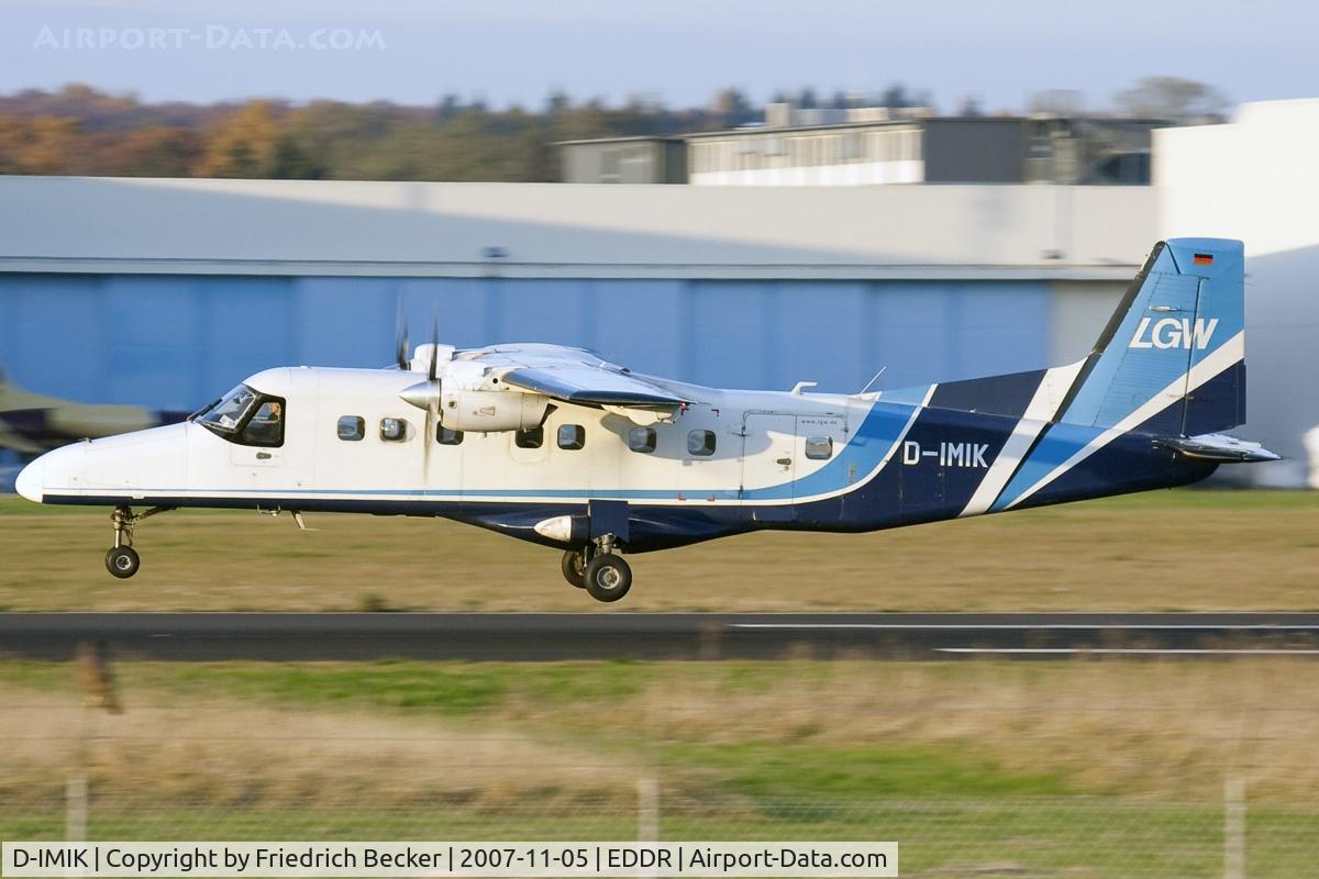 D-IMIK, Dornier 228-200 C/N 8058, departing EDDR via RW27