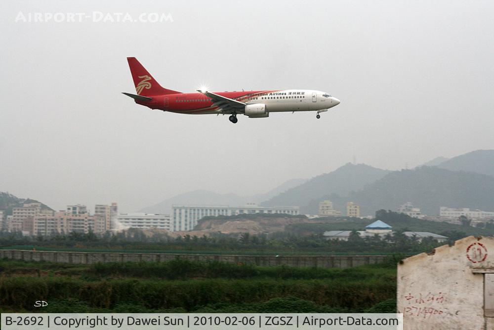 B-2692, 2001 Boeing 737-8Q8 C/N 28241, Shenzhen Air