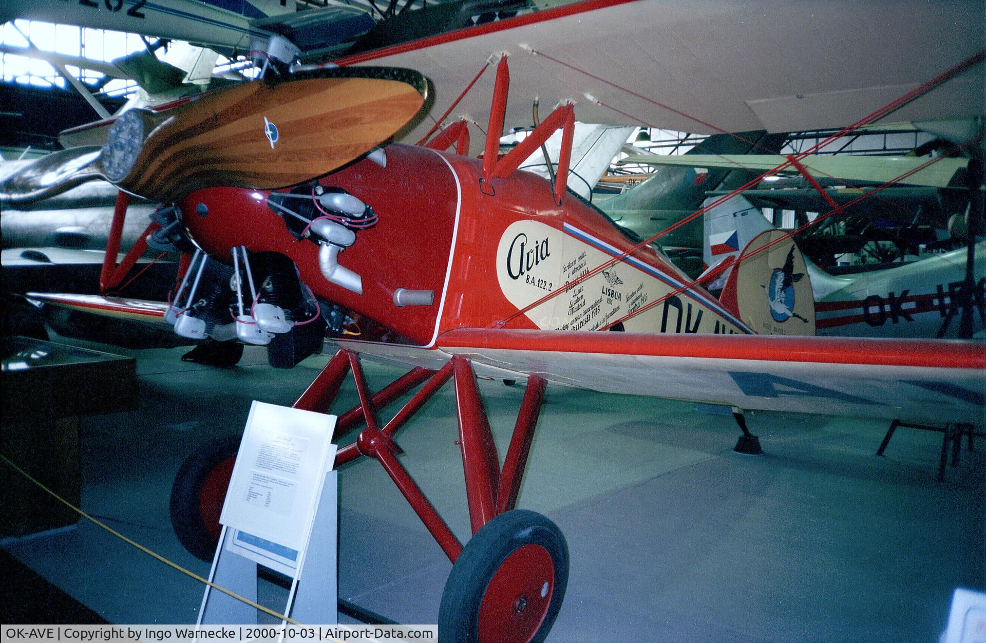 OK-AVE, 1934 Avia Ba-122 C/N 2, Avia Ba-122 at the Letecke Muzeum, Prague-Kbely