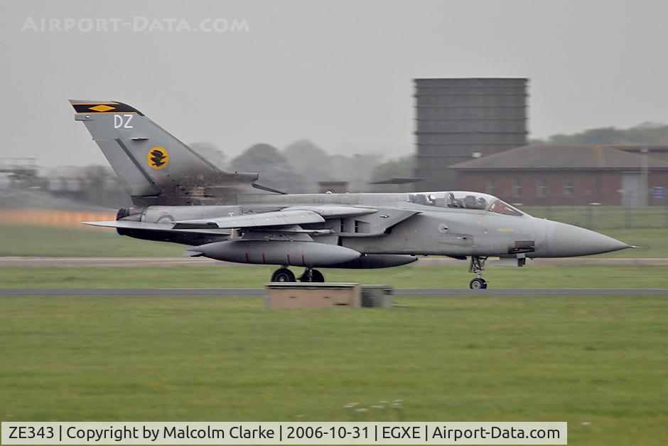 ZE343, 1987 Panavia Tornado F.3 C/N 649/AT026/3291, Panavia Tornado F3 at the disbanding of 11 Sqn RAF Leeming in 2005.