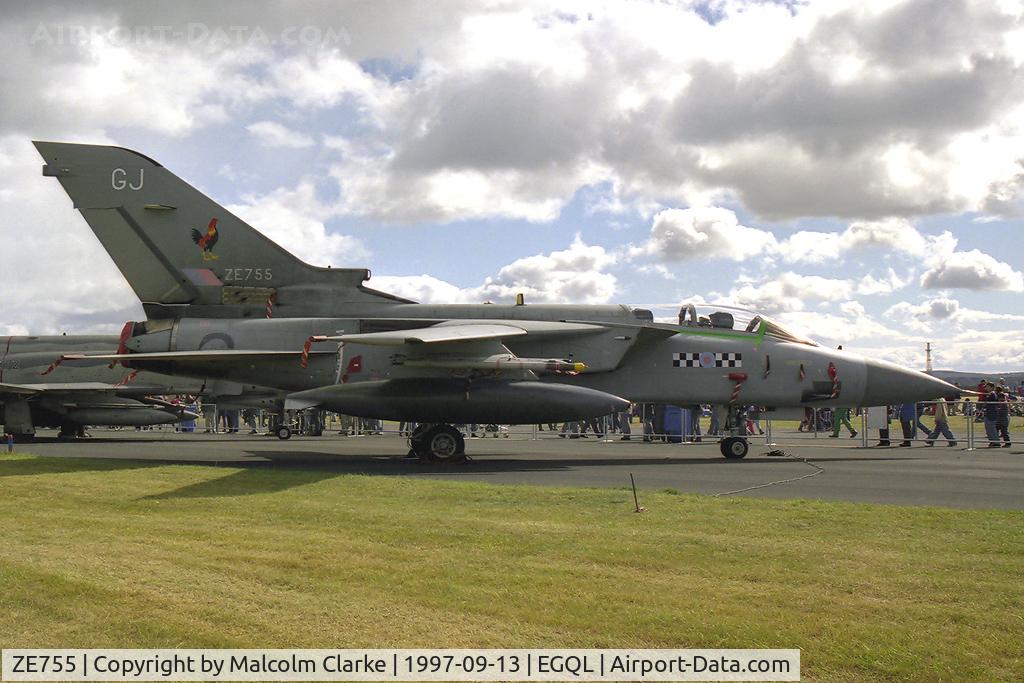 ZE755, 1988 Panavia Tornado F.3 C/N AS053/673/3302, Panavia Tornado F3 at RAF Leuchars in 1997.