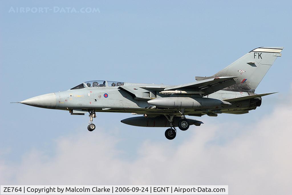 ZE764, 1988 Panavia Tornado F.3 C/N 3311, Panavia Tornado F3 at Newcastle Airport, UK in 2006.