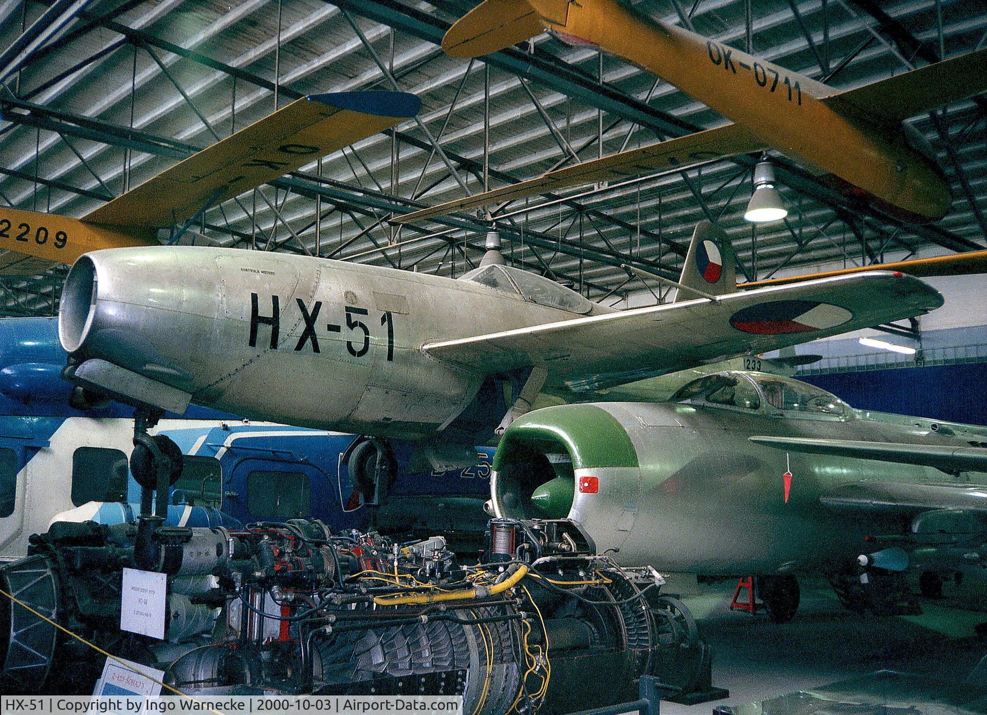 HX-51, Yakovlev Yak-23 C/N 10101, Yakovlev Yak-23 FLORA of the Czechoslovak Air Force at the Letecke Muzeum, Prague-Kbely