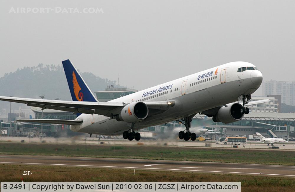 B-2491, 2002 Boeing 767-34P/ER C/N 33048, Hainan Air