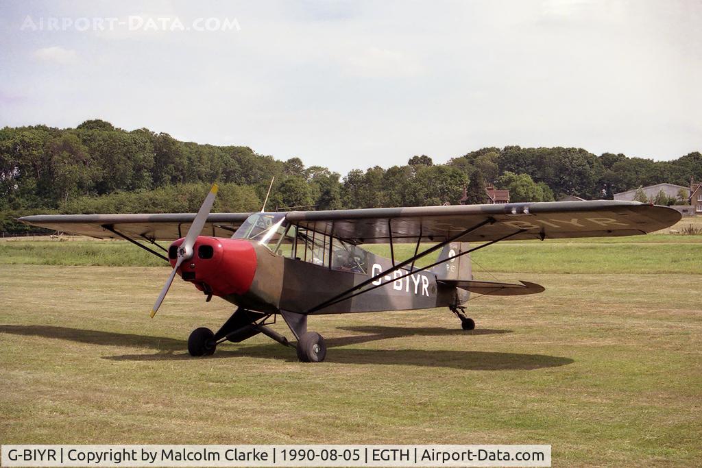 G-BIYR, 1954 Piper L-21B Super Cub (PA-18-135) C/N 18-3841, Piper L-21B Super Cub (PA-18-135) at Old Warden Airfield, UK in 1990.