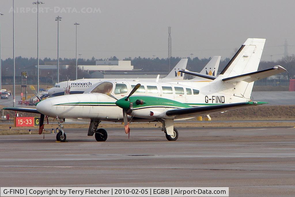 G-FIND, 1989 Reims F406 Caravan II C/N F406-0045, Cessna 406 on Elmdon ramp at BHX