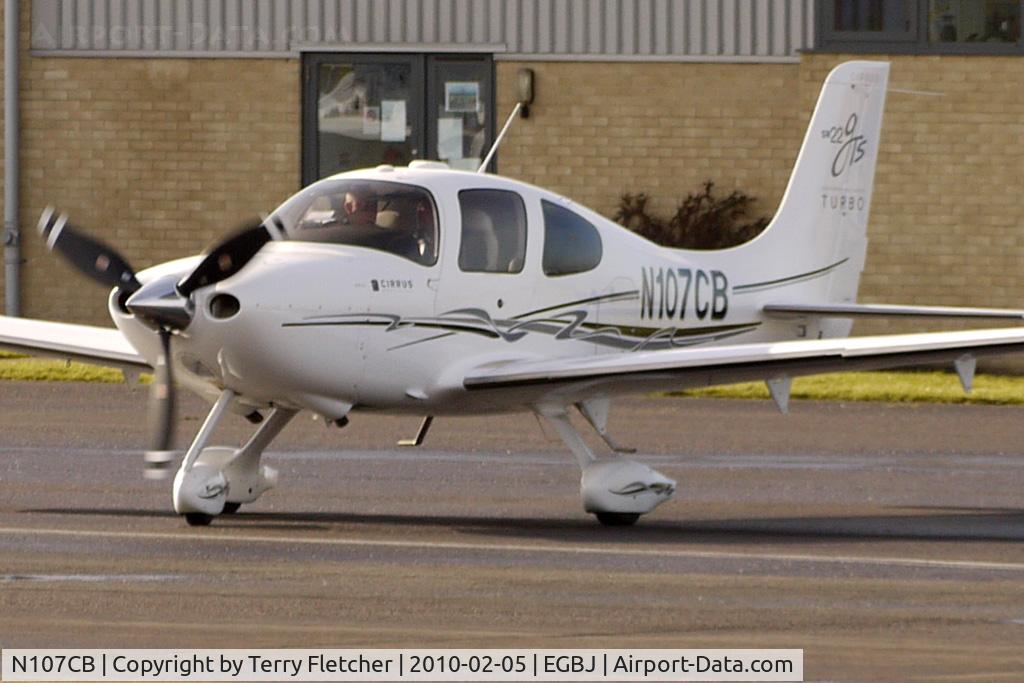 N107CB, 2008 Cirrus SR22 G3 GTS Turbo C/N 3244, Cirrus SR22 at Staverton