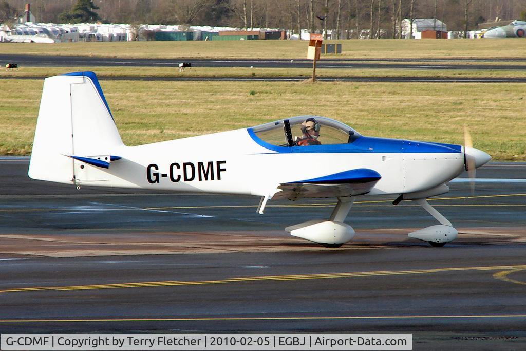 G-CDMF, 2006 Vans RV-9A C/N PFA 320-14157, Vans RV-9A at Staverton
