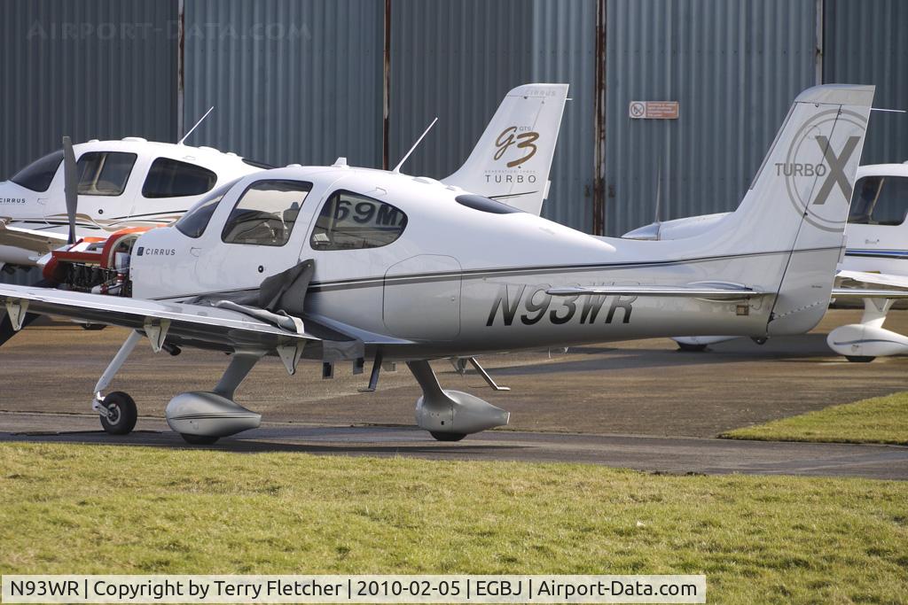 N93WR, Cirrus SR22X Turbo C/N 3497, Cirrus SR22 at Staverton