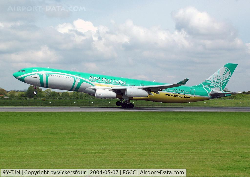 9Y-TJN, 1995 Airbus A340-313 C/N 093, BWIA