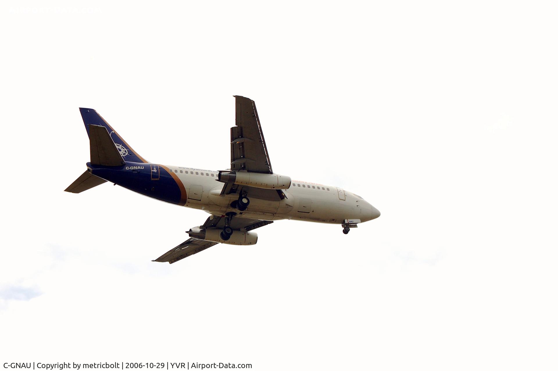 C-GNAU, 1979 Boeing 737-201 C/N 21817, Landing at YVR
