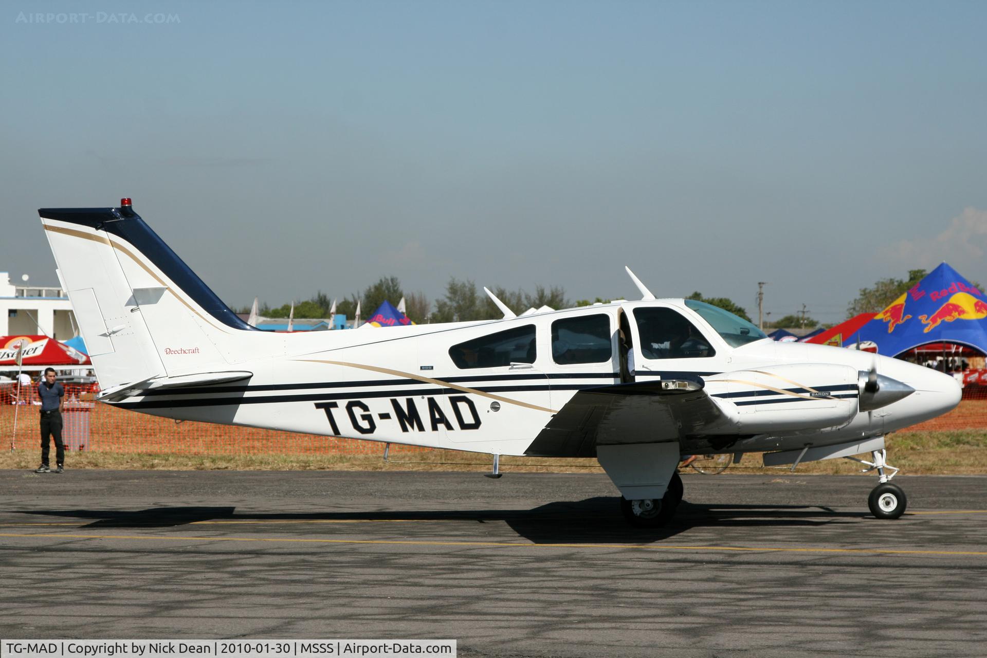TG-MAD, 1975 Beechcraft 95-B55 Baron C/N TC-1859, MSSS