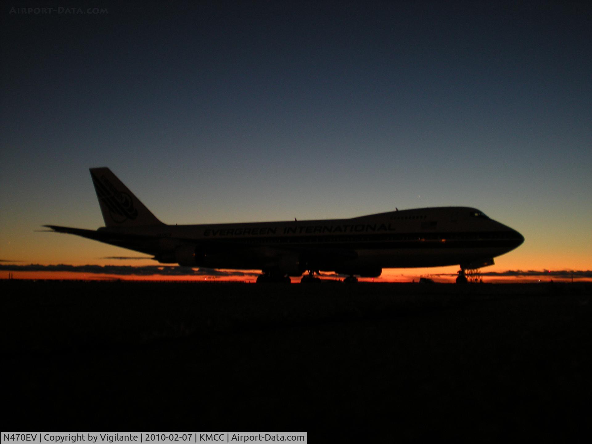 N470EV, 1974 Boeing 747-273C C/N 20653, Sitting on the Ramp at KMCC.