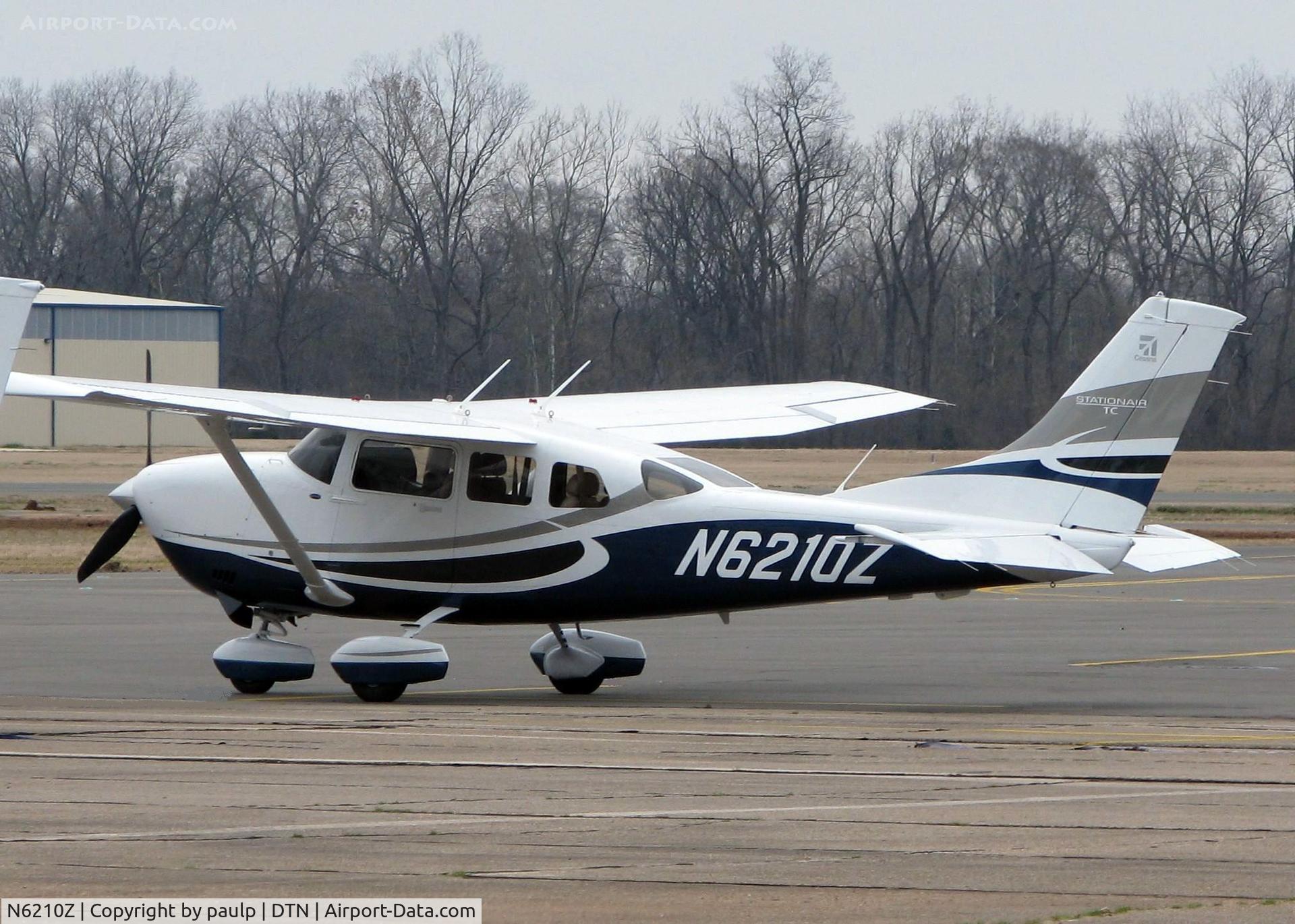 N6210Z, 2008 Cessna T206H Turbo Stationair C/N T20608891, At Downtown Shreveport.