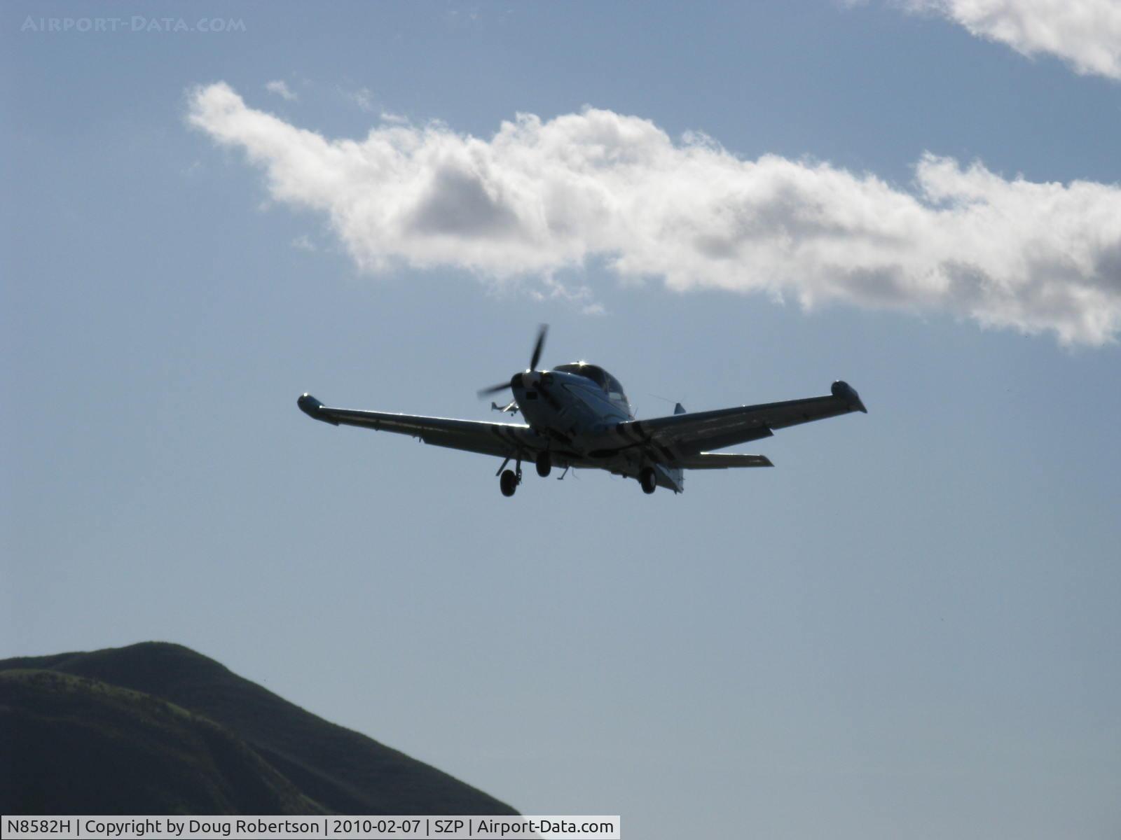 N8582H, 1947 North American Navion (NA-145) C/N NAV-4-557, 1947 North American NAVION, Continental E225 upgrade, many mods, takeoff climb Rwy 04