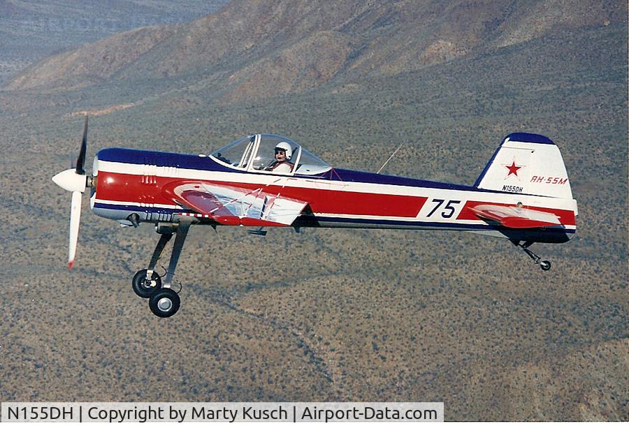 N155DH, 1995 Yakovlev Yak-55M C/N 950901, Borrego Desert