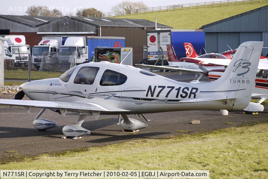 N771SR, 2007 Cirrus SR22 G3 GTS Turbo C/N 2771, Cirrus SR22 at Staverton