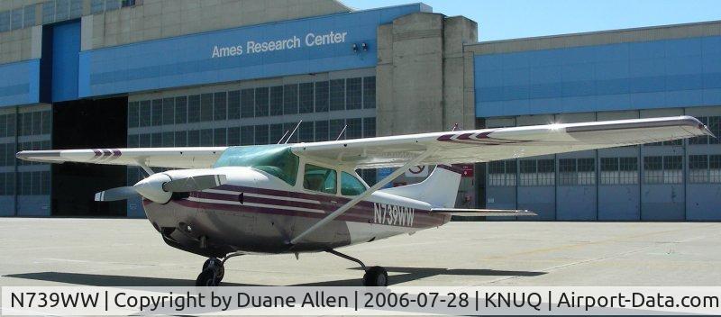 N739WW, 1979 Cessna TR182 Turbo Skylane RG C/N R18201013, @ Ames Research Center