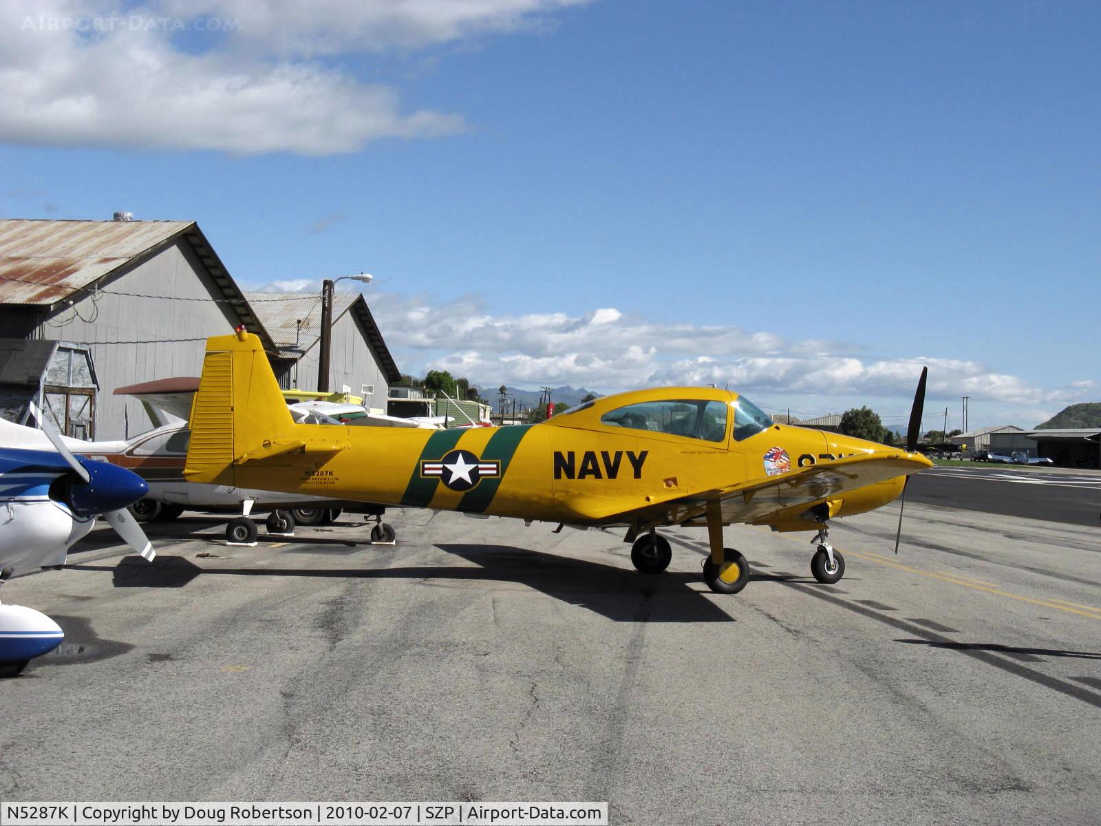 N5287K, 1950 Ryan Navion B C/N NAV-4-2187B, 1950 Ryan NAVION B as L17B SUPER B 'At Your Command!', Lycoming GO-435 C&D 240/260 Hp