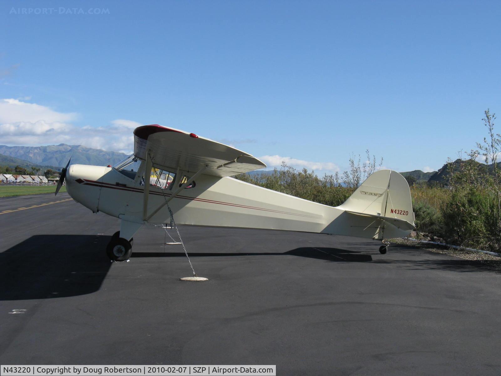 N43220, 1946 Taylorcraft BC12-D C/N 6879, 1946 Taylorcraft BC-12D TRAVELER, Continental A&C65 65 Hp, recovered, refinished stunner!