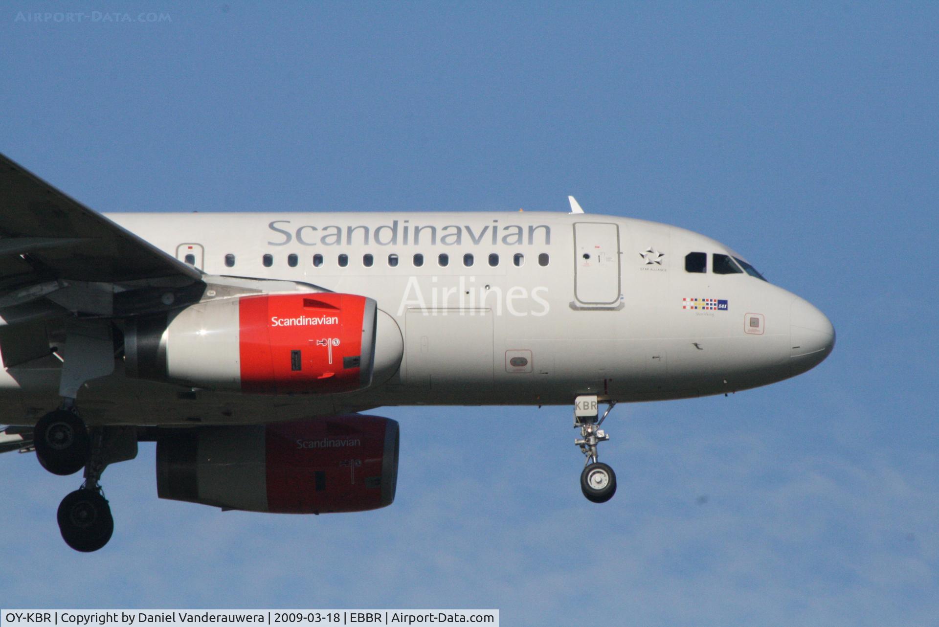 OY-KBR, 2007 Airbus A319-132 C/N 3231, Arrival of flight SK593 to RWY 02