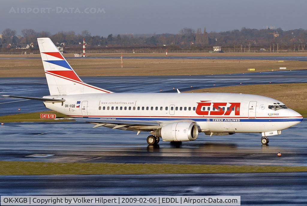 OK-XGB, 1992 Boeing 737-55S C/N 26540, at dus