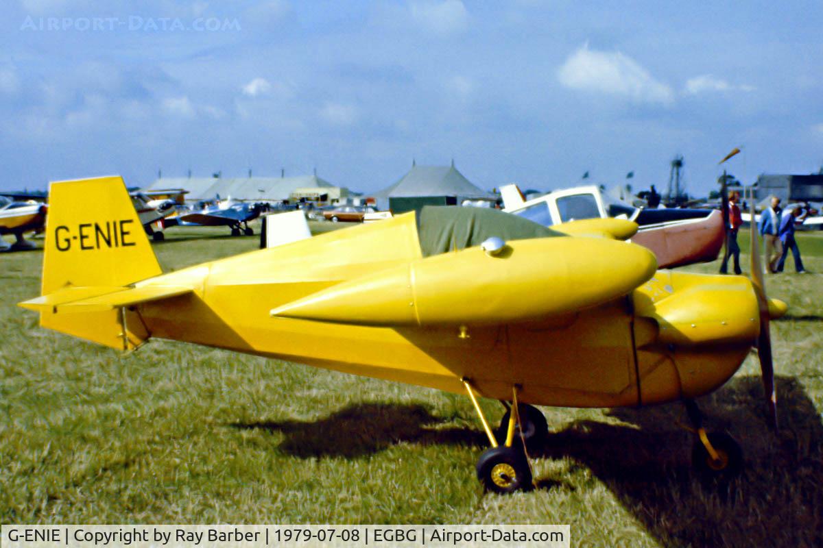 G-ENIE, 1979 Slingsby T-66 Nipper 3 C/N PFA 025-10214, Tipsy T.66 Nipper IIIB [PFA 025-10214] Leicester~G 08/07/1979. Seen at PFA Fly In Leicester in 1979 .Image from a slide.