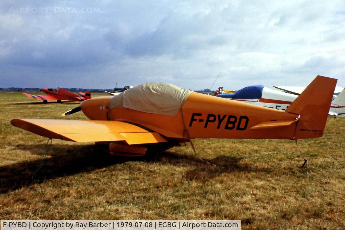 F-PYBD, 1976 Zenair Zenith 100BF C/N 47, Seen at PFA Fly In Leicester in 1979 .Image from a slide.