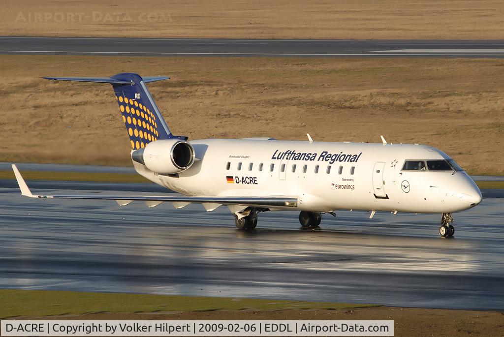 D-ACRE, 2002 Bombardier CRJ-200ER (CL-600-2B19) C/N 7607, at dus