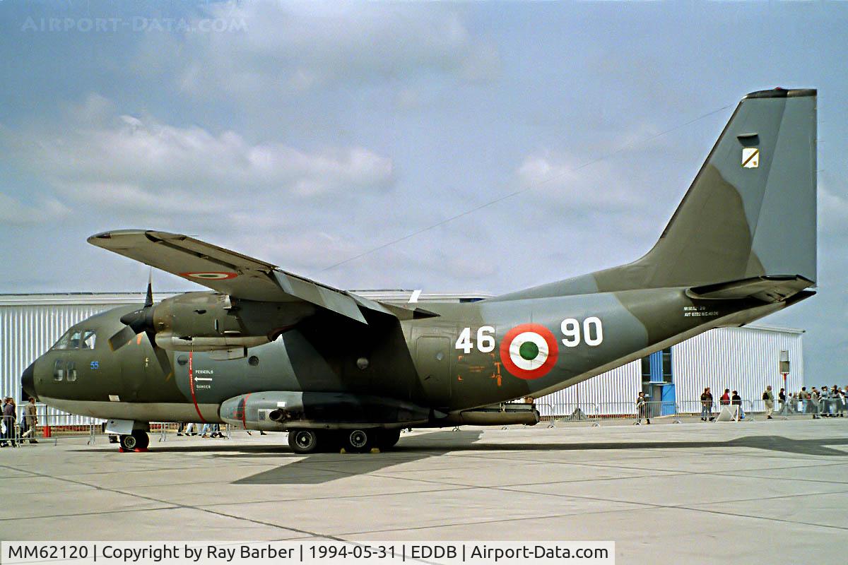 MM62120, Aeritalia G-222TCM C/N 4026, Aeritalia G-222TCM [4026] Berlin-Schonefeld~D 31/05/1994. Seen at the Berlin Air Show Schonefeld Germany 1994.
