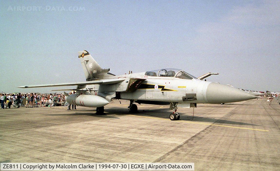 ZE811, 1988 Panavia Tornado F.3 C/N AS073/714/2108, Panavia Tornado F3. Flown by RAF No 111 Sqn based at Leuchars. Seen at RAF Leemings Air Fair 94.