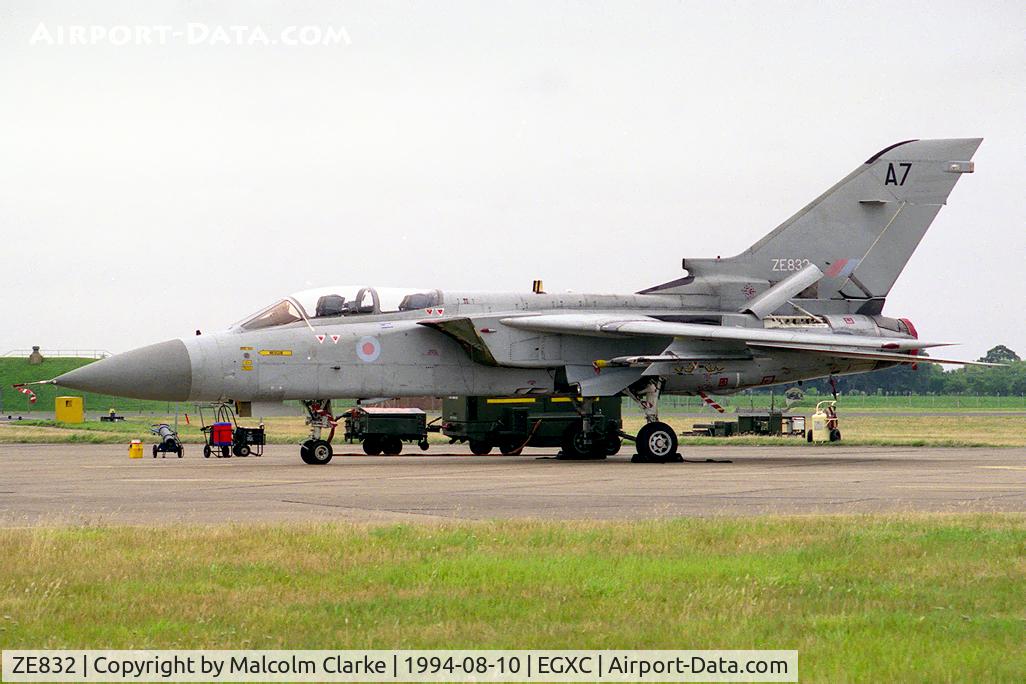 ZE832, 1988 Panavia Tornado F.3 C/N AS076/721/3329, Panavia Tornado F3 from RAF F3 OCU/No 56(R) Sqn, Coningsby and seen at RAF Coningsby's Photocall 94.